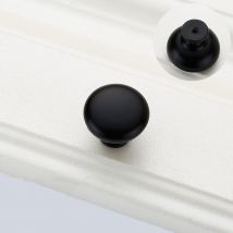 Debuns - Vente chaude-20PCS Boutons de Porte Boutons de Tiroir 29mm Vintage Poignées Boutons de Meuble de Meuble pour Placards de Cuisine (noir),de