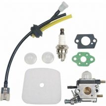 Nazalus-Vente chaude-C1U-K54A Kit de carburateur avec filtre à air et bougie d'allumage - Pour Mantis 7222 7222E 7222M 7225 7230 7234 7240 7920 7924