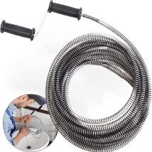 Debuns - Vente chaude-Débouchage de tuyau Débouchage de furet, débouchage de manivelle Poignée rotative de 3 m, débouchage d'évier pour les blocages