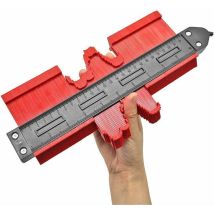 Nazalus-Vente chaude-Jauge de Contour, E25cm jauge de profilé règle de mesure de mesure pour précision de mesure de carrelage outil de marquage du