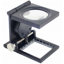 Nazalus-Vente chaude-Loupe sur pied Loupe de lecture à compartiments 10X avec éclairage LED Loupe de table pliable Loupe de travail Loupe pour