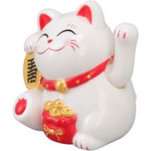 Nazalus-Vente Statue de Chat Porte-Bonheur, Accents Chinois de Décoration D'intérieur, Figurines de Collection, Décoration de Chat Porte-Bonheur à