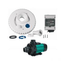 Kit pompa 44m3/h + facciata + scatola elettrica per nuoto controcorrente - ncr2 wiper3 300 triphasé - espa