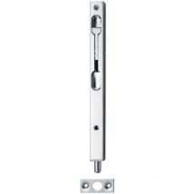 N+d Rohrkantriegel mit Hebel, 20x15mm, 250mm, Stahl vernickelt