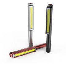 Lampe de Poche Lil Larry - Clip de Base Magnétique - 250 Lumens - Aluminium Multicolore - Ø15 mm x 151 mm