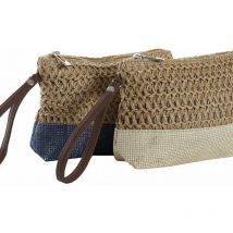 Dkd Home Decor - Neceser fibra amarillo azul blanco rojo beige 20 x 5 x 15 cm (4 piezas)