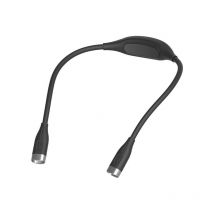 Jalleria - Neck Reading Light, Rechargeable Book Light for Reading in Bed at Night - Eye Caring 3 Colors,Stepless Dimming Brightness,80+ Hrs