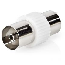 Adaptateur coaxial cei (Coaxial) Femelle - cei (Coaxial) Femelle Blanc
