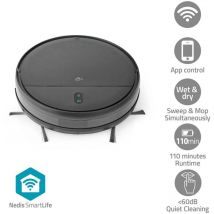 Nedis - Smart life aspirateur robot wi-fi - android / ios - noir wifivcr001cbk