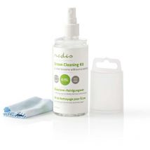 Nedis - Bildschirmreiniger Spray 150 Ml Computer Tablet Smartphone Fernsehbildschirm Inkl Wischtucher 401