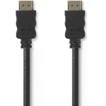 Nedis - Câble hdmi haute vitesse CVGT34000BK30 avec connecteur Ethernet hdmi - Connecteur hdmi 3,0 m Noir