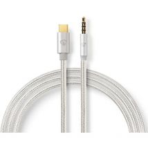 Usb c adapter usb 20 usb c stecker 35 mm stecker 100 m rund vergoldet geflochten nylon aluminium box mit abgedecktem fenster 83961479 83961479