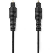 Câble audio optique TosLink Male TosLink Male 3.00 m Rond PVC Noir Label