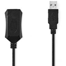 Câble USB actif USB 2.0 USB-A Mâle USB-A Femelle 10.0 m