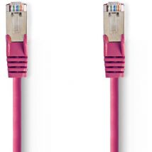 Câble réseau CAT5e sf/utp RJ45 Male RJ45 Male 20.0 m Rond pvc Rose Sac en Plastique