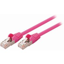Modèle : Câble réseau CAT5e sf/utp RJ45 Male RJ45 Male 7.50 m Rond pvc Rose Sac en Plastique