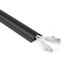 Nedis - gestion des câbles conduit 0.50 m 1 pièces épaisseur maximale du câble: 16 mm pvc noir CMDT4516BK500