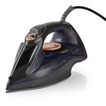 Nedis Dampfbügeleisen 2200 W – Dampfleistung 12-25 g/min – Wassertank 220 ml – Tropfschutzfunktion – Vertikale Dampffunktion