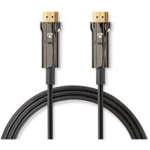 Aktive optische ultra high speed hdmi kabel mit ethernet hdmi stecker hdmi stecker 8k60hz 48 gbps 300 m rund pvc schwarz kartonverpackung 38839209