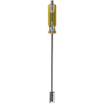 Nedis – Antennenkabel Installationswerkzeug 2-in-1 F-Steckverbinderschlüssel – Gelb Transparent – ABS