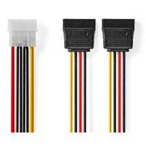 Adaptateur d'alimentation Molex vers 2x sata