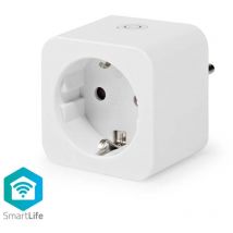 Nedis - WIFIP131FWT Smartlife Prise intelligente Wi-Fi 1 pièce 3680 w Type f (cee 7/3) -10 - 45 °c Android / Ios Blanc