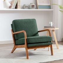 Need - Fauteuil avec Accoudoirs, Chaise d'Appoint, Chaise Simple de Loisir pour Salon, Salle à Manger, Chambre à Coucher, Bureau