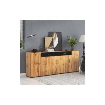 Need - Buffet Meuble de Rangement Armoire de Salon avec Étagère et Tiroirs, Table de Console pour Cuisine, Salle à Manger, Salon 208 cm x 39,5 cm x