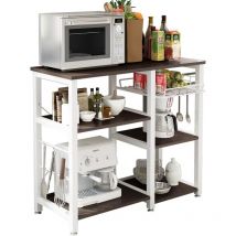 Need - Meuble Rangement Desserte de Cuisine,Etagères de Cuisine pour Le Stockage,Étagère Four à Micro-Ondes Rack Cuisine étagère Etagères de