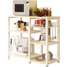 NEED Meuble Rangement Desserte de Cuisine,Etagères de Cuisine pour Le Stockage,Étagère Four à Micro-Ondes Rack Cuisine étagère Etagères de