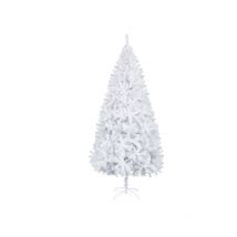 Sapin de Noël blanc avec pieds en fer de 7 pieds et 950 branches - Need