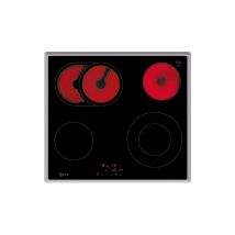 Neff - T16SBN1L0 N50 Elektrokochfeld, Glaskeramik, 60 cm breit, Touch Control, 4 Kochzonen, 17 Leistungsstufen, Edelstahlrahmen