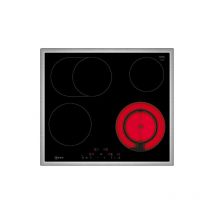 Neff - T16SDF9L0 N70 Elektrokochfeld, Glaskeramik, 60 cm breit, Touch Control, 4 Kochzonen, 17 Leistungsstufen, Edelstahlrahmen