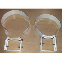 Wandhalterung verstellbar 80/110 mm – weiße Lackierung – vielseitig einsetzbar – einfache Installation – langlebig