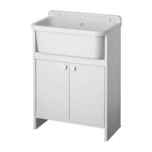 Meuble lave-mains d'extérieur 55x34 cm 2 portes Pancrazio 5001PKC Negrari