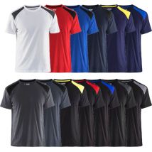 Camiseta de trabajo Blaklader 3379 - xxxl - Negro /Gris Oscuro