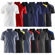 Polo de trabajo Blaklader 3324 - xl - Negro /Rojo