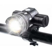Vurahome - 5000 Lumens Lumière Vélo Eclairage Avant Rechargeable, Led Etanches Lampe Vélo Haute Luminosité 6 Heures De Cyclisme Sur Route De Montagne 