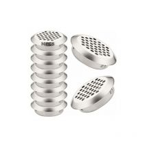 30 pcs Grille d'Aération Ronde 35mm Grille d'Évacuation Ventilation Grille de Ventilation inox Grille de Ventilation Ronde Grille d'Aération Trou