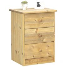 Ebuy24 - Nelly commode 3 tiroirs teinté.