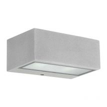 Leds-c4 - Nemesis Aluminium - 1 Light Outdoor Wall Light Grey IP44