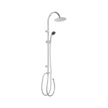 Nemo - go by Van Marcke Biwa Ensemble de douche 100x40cm douche pluie 20cm douchette 1 jet et flexible 150cm Chrome