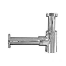 Nemo - Skill Design Siphon pour bidet rond avec tuyau d'évacuation 20cm 5/4' chrome