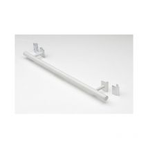 Spring porte-serviette ajustable l 50cm blanc (ral 9016) pour les radiateurs verticaux Spring avec panneau frontal profilé et avec panneau - Nemo