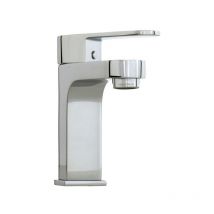 Nemo - Spring robinet de toilette nera avec bec fixe chromé