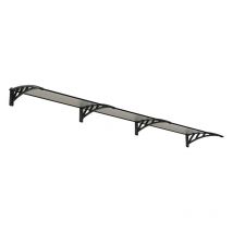 Palram - Patio Cover Neo Door Awning Canopy 3540 Twinwall - Polycarbonate - L357 x W76 x H25 cm - Grey
