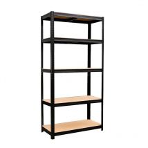 Neo Large Black 5 Tier Garage Shelving Racking