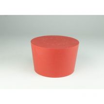 Neolab - 1 – 1028 tappo di gomma, 70 mm x 60 mm, 50 mm di altezza, Rosso