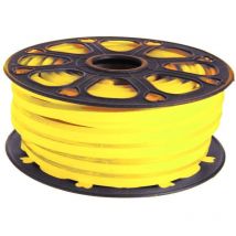 Neon led flexible simple 12V Amarillo Limón 8mm corte 2,5 cm 112 led metro 8W 25m (Defectuoso) - Jandei