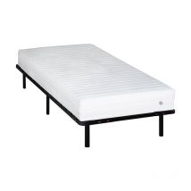 Neorev - Ensemble klo 90x200 cm Matelas Mousse Haute Densité + Sommier Métal